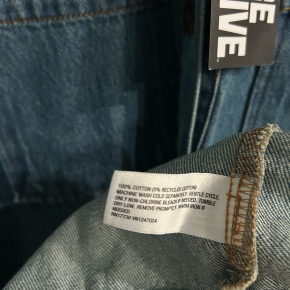 Denim Short Sleeve Shirt/Dress - Picture 4 of 6